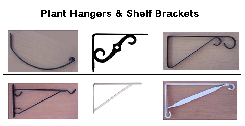 Plant Hangers &amp; Shelf Brackets