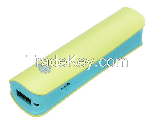 Hot sale portable power bank 2600mah