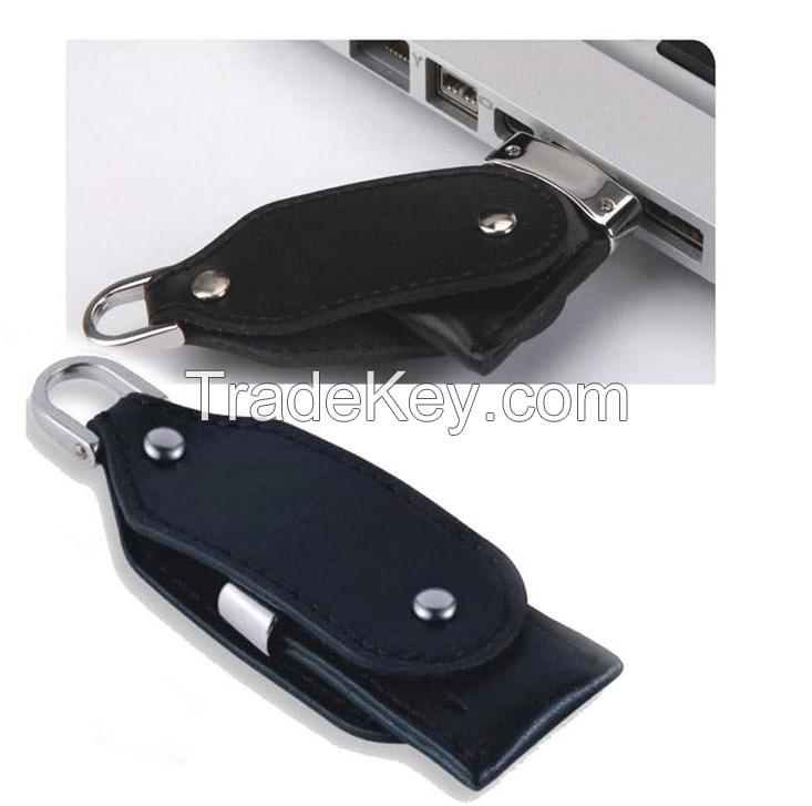 High grade leather USB flash drive pen drive