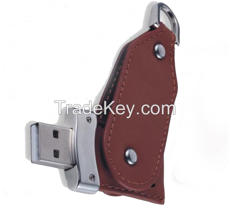 High grade leather USB flash drive pen drive