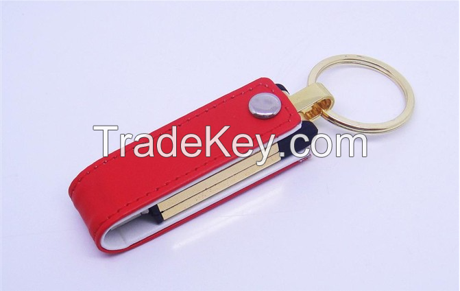 Leather USB flash memory pen drive usb flash drive