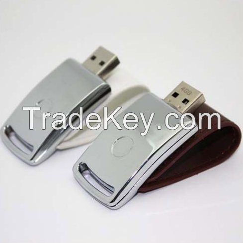 Leather USB flash memory pen drive flash drive