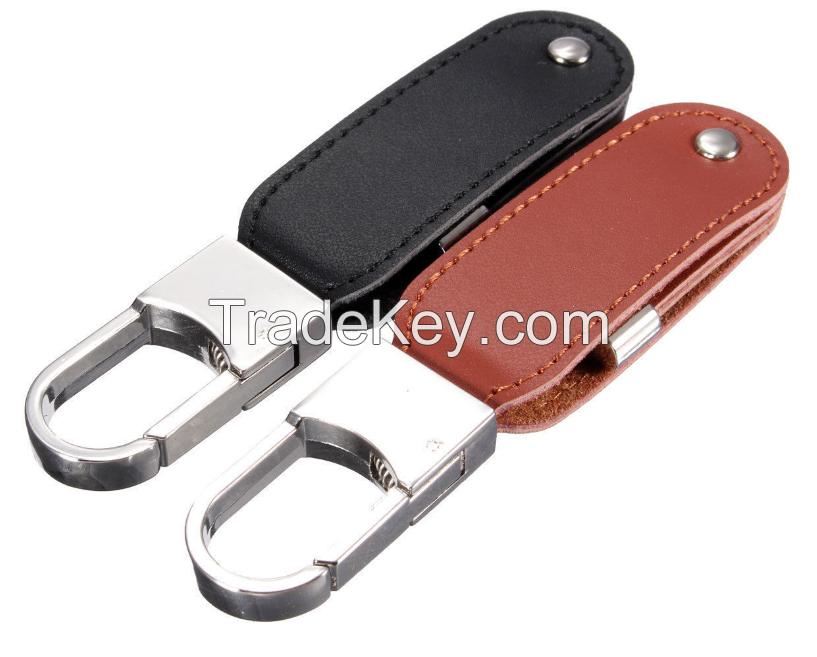 Leather USB flash drive pen drive