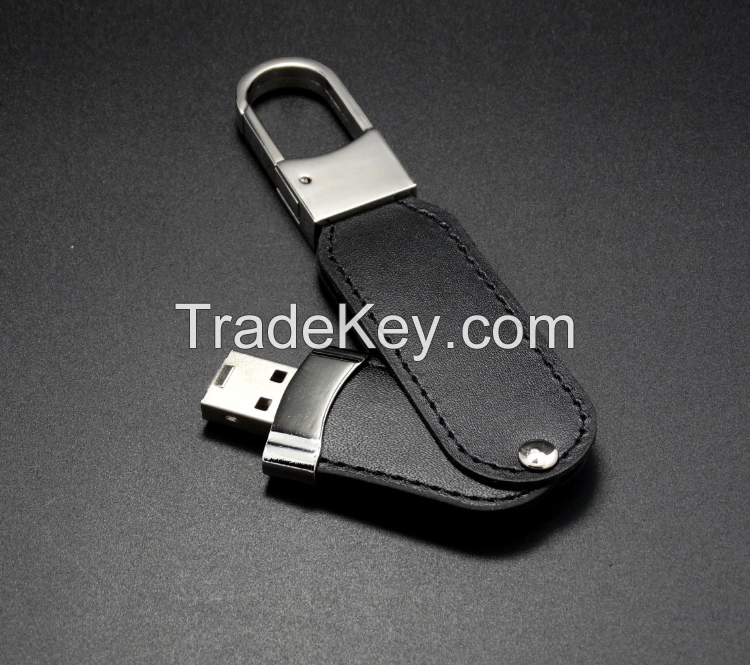 Leather USB flash drive pen drive