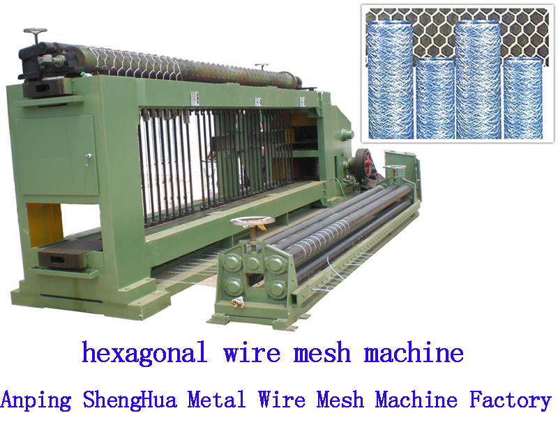 hexagonal wire netting machine