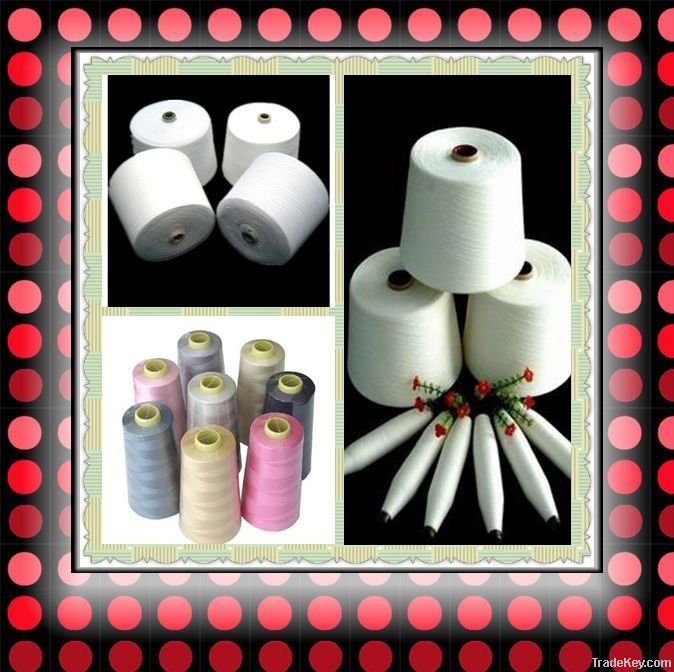 100% spun polyester yarn