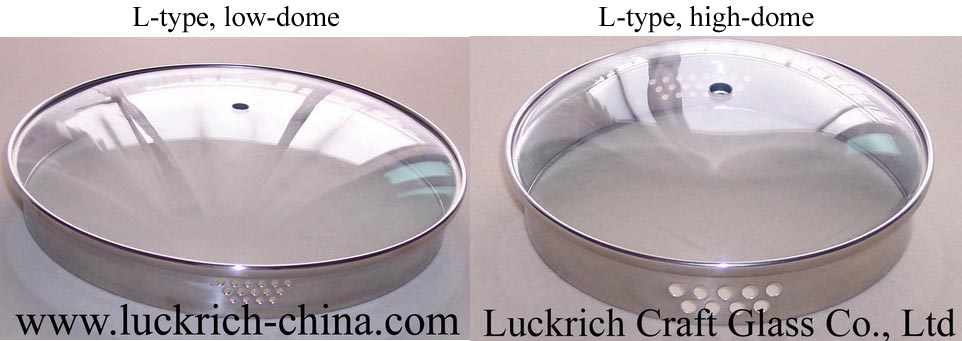 Tempered glass lid (L-type, High&amp;Low-dome)