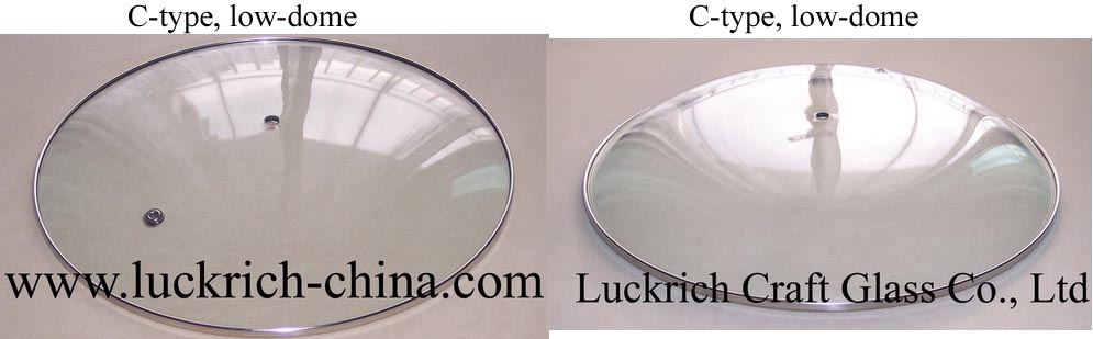 Tempered Glass Lid (C-type, High &amp; Low-dome)