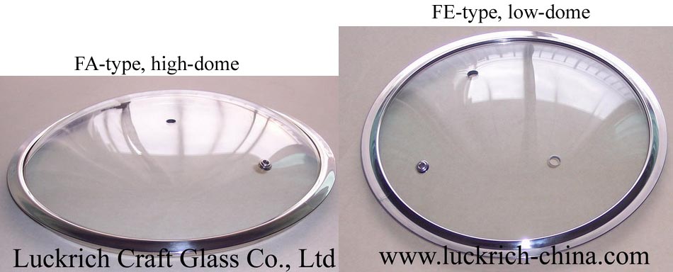 Glass Cover (F-type, High &amp; Low-dome)