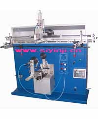 Pneumatic cylindrical/conical screen printer