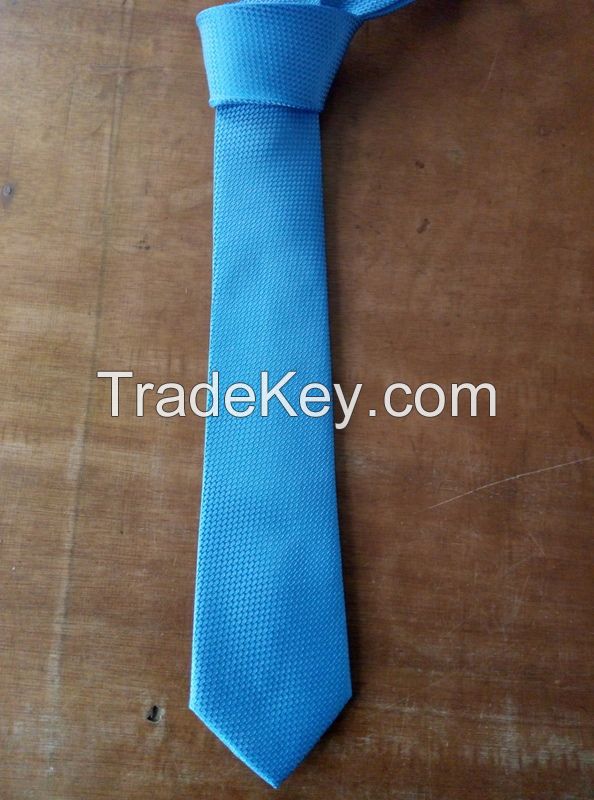 fashion polyester necktie , solid color