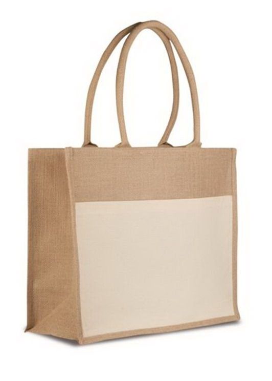 Jute bag, handle bag, shopping bag, beach bag