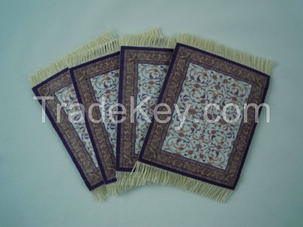 oriental rug coaster more than 100 designs OEM are welcome