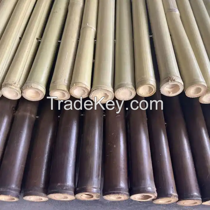 outdoor carbonized large bamboo poles bamboo beams for construction