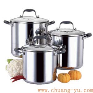 6pcs stock pot