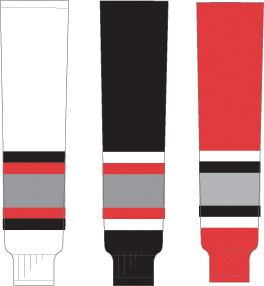 Ice Hockey Jersey And Socks, Ski Pole Stripes,