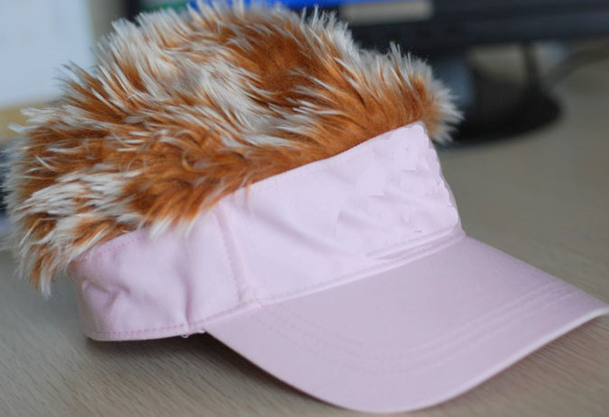 flair hair fur visor