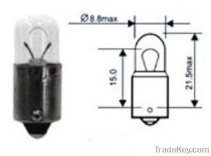 Auto Bulb T8.5 (T4W) BA9S 12V 4W