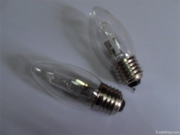 Halogen energy saving lamp C35 E14