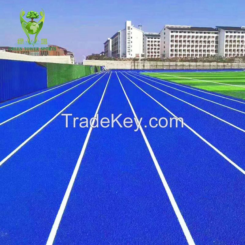 Green Tower Factory OEM Customized All Weather Resistant Water Permeable Polyurethane Synthetic Pu Rubber Running Track Compound