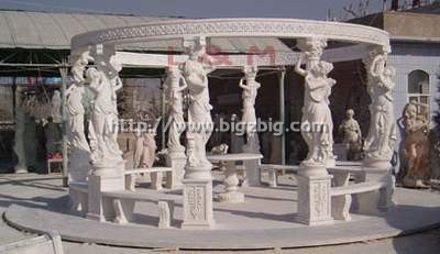 carved marble gazebo