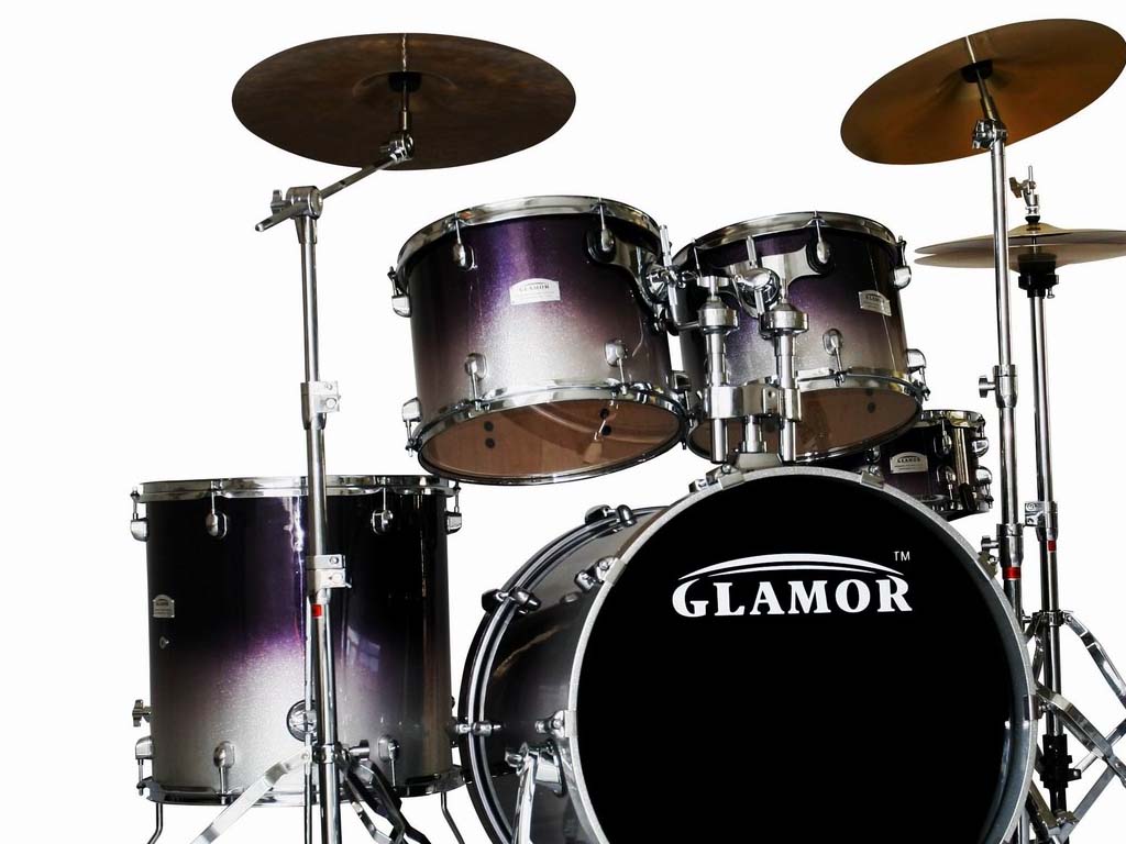 5 PCS Pearl Finish Drum Set