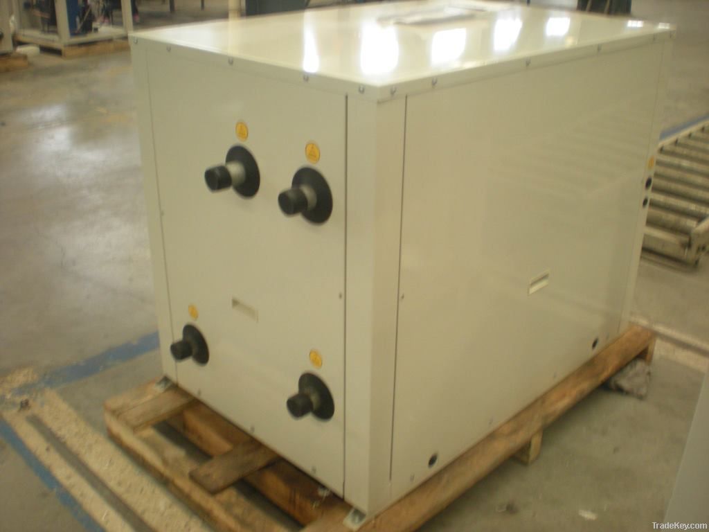 Water cooled water heat pump