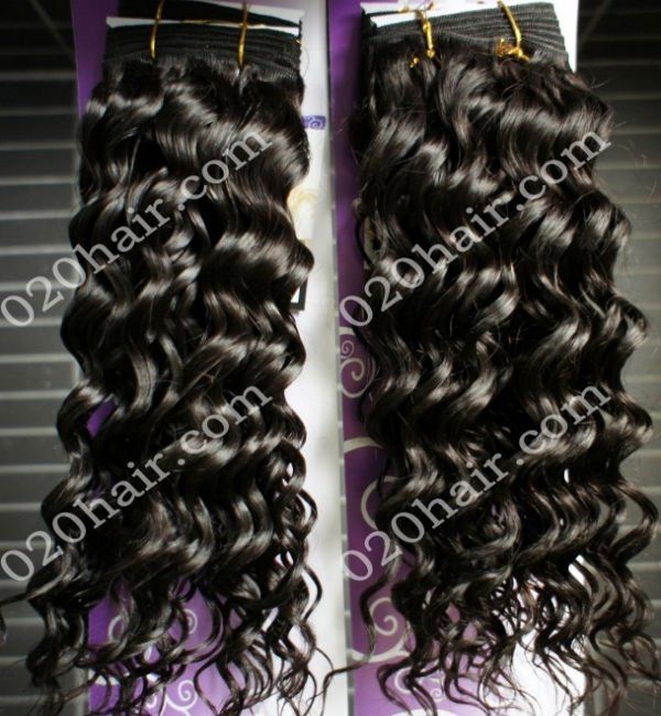 curly wave remy brazilian human hair weave