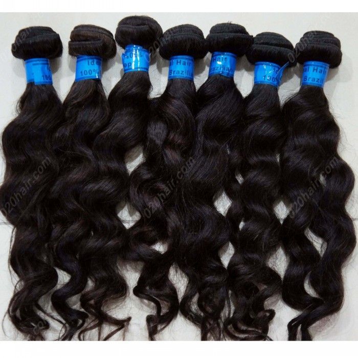 unprocessed virgin brazilian human hair weft straight thick bottom