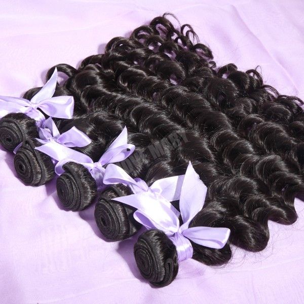 Malaysian Virgin Human Hair Weaving 100% Real Hair wavy