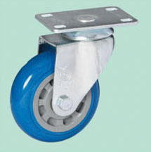 Medium duty high-Q super polyurethane swivel casters