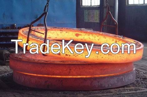 High Quality Competitive Free Forging Parts Flanged Shaft for Mining Equipment