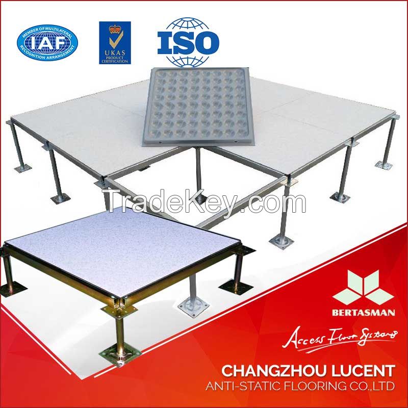 Antistatic raised access floor