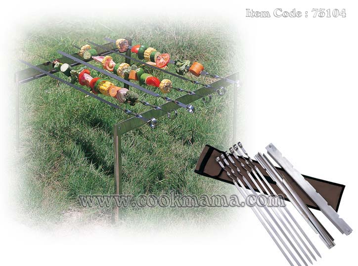 Stainless Steel BBQ Skewers Set