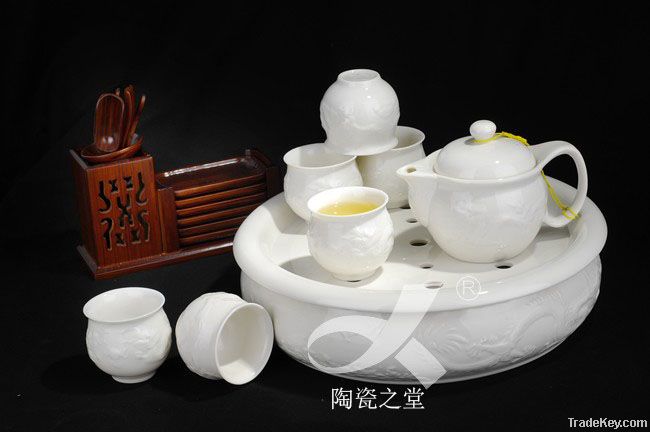 porcelain tea set, porcelain tea pot, drinkware, teaware