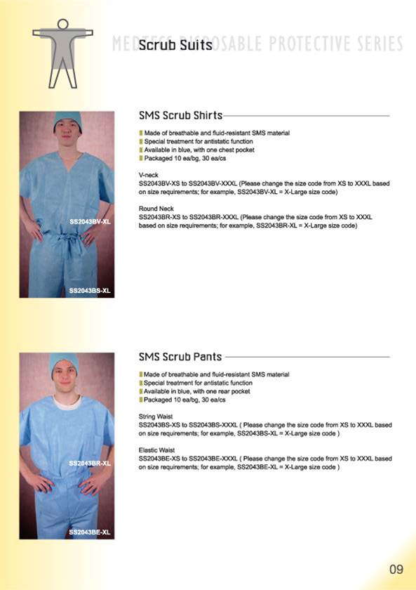 SMS scrub suits