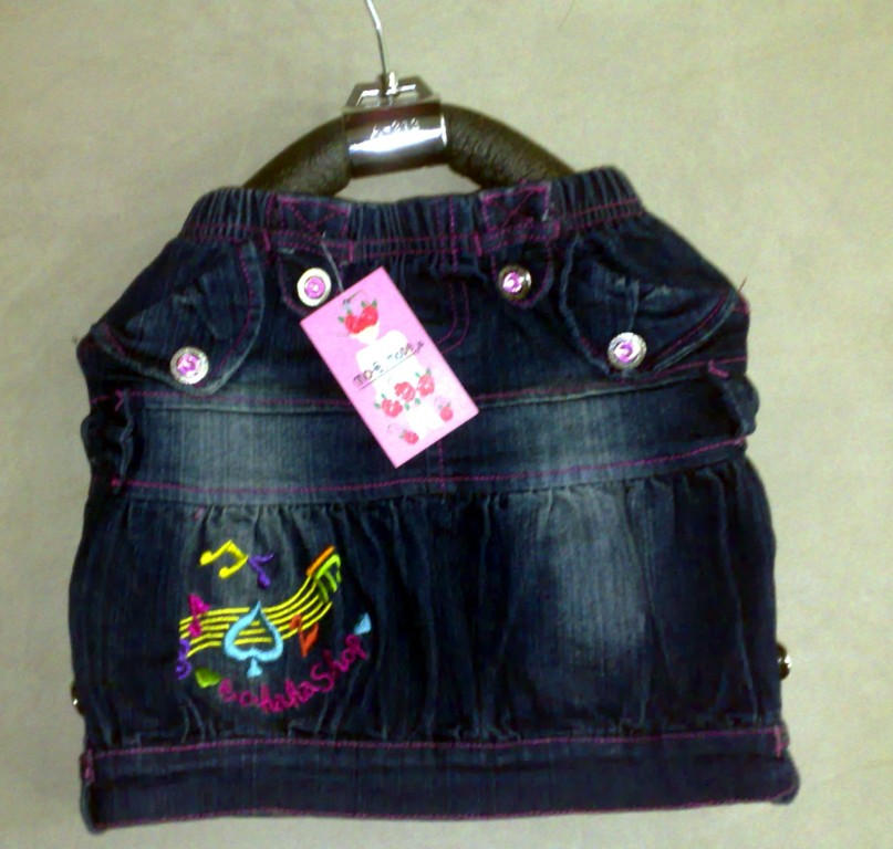 girls jeans skirt