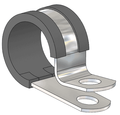 Rubber Fixing Clamps