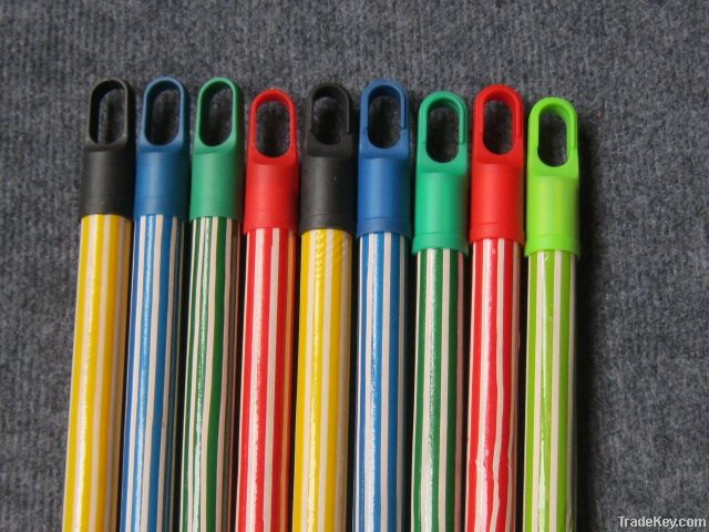 pvc coated wooden mop handle