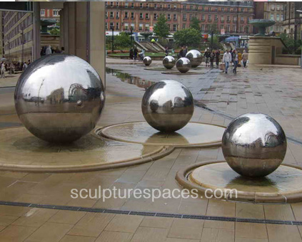 Stainless Steel Sphere Sculpture