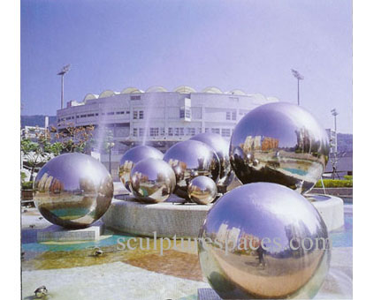 Stainless Steel Sphere Sculpture