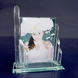 crystal photo frame