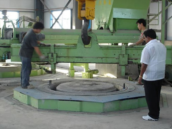 concrete pipe making machine