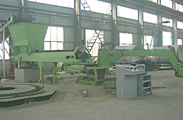 vertical vibration casting machine