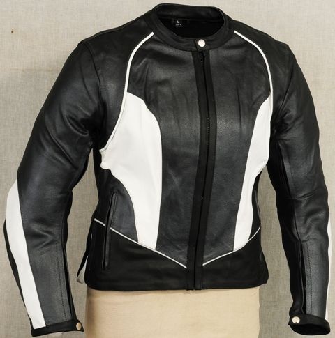 Womens Leather Motorbike Jacket