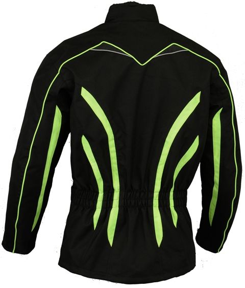 Textile Motorbike Jacket Long Hivis