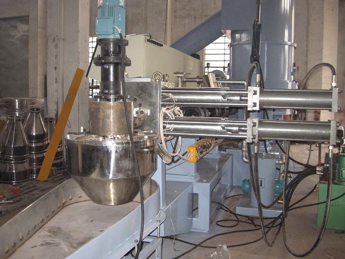 plastic pelletizing line/water ring pelletizing line