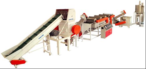 PP PE film washing&amp;granulating  line