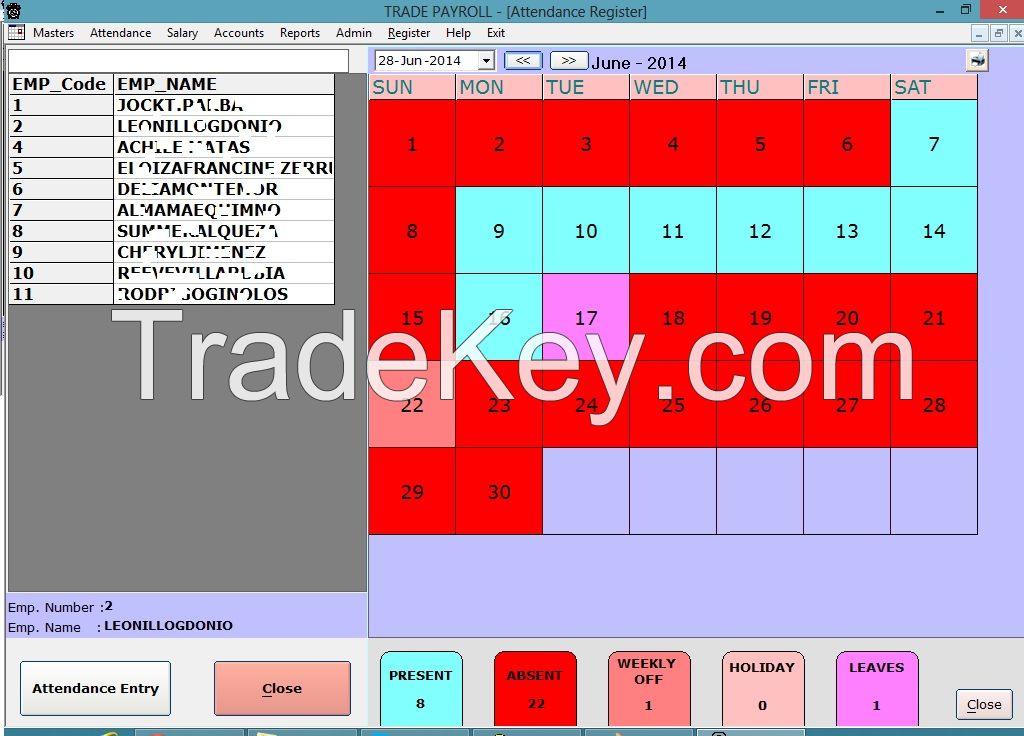 Trade Payroll