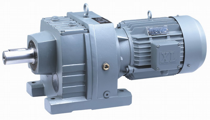 helical geared motor